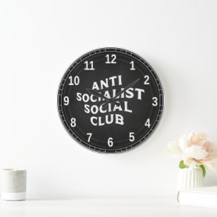Rolig Anti Socialist Social Club Socialism Stor Klocka