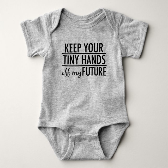 Rolig Anti trumfbaby Tee Shirt (Framsida)