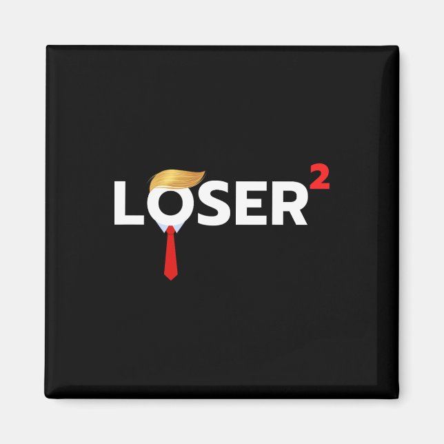 Rolig Anti-trump 2024 Nej Inte Igen Tee S Magnet (Framsidan)