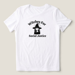 Rolig Anti Trump Feminist Häxig Liberal Demokrat T Shirt