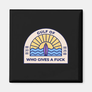 Rolig Anti-trump Golf Av Vem Som Ger En F-ck Logot Magnet