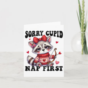 Rolig Anti Valentin ledsen Cupid tupplur Först söt Kort