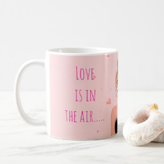 Rolig anti-valentinsdag kaffemugg