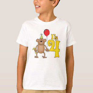 Rolig apa4e födelsedagen tee shirt