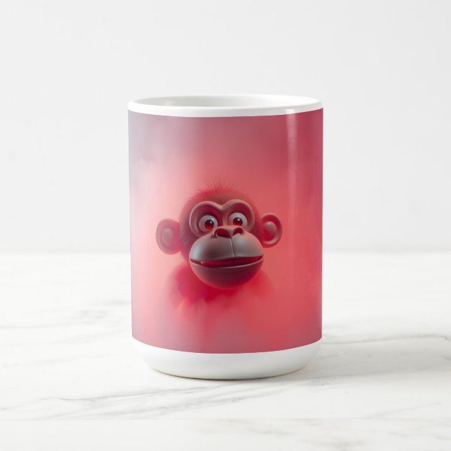 Rolig apa kaffemugg (Center)