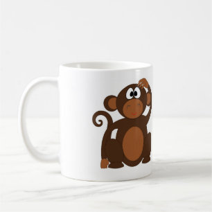 Rolig apa kaffemugg