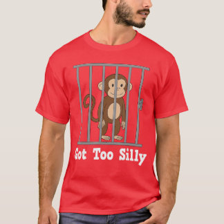 Rolig apa meme Gotoo dumma humorpresenter män kvin T Shirt