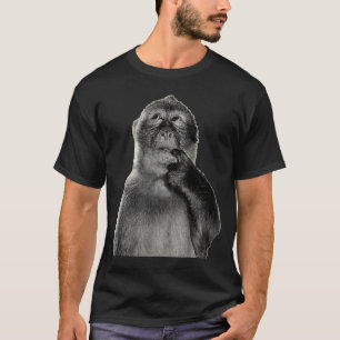 Rolig apa meme med retro Odore humor konststil T Shirt