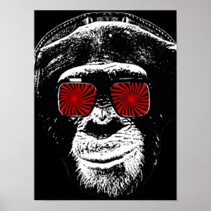 Rolig apa poster