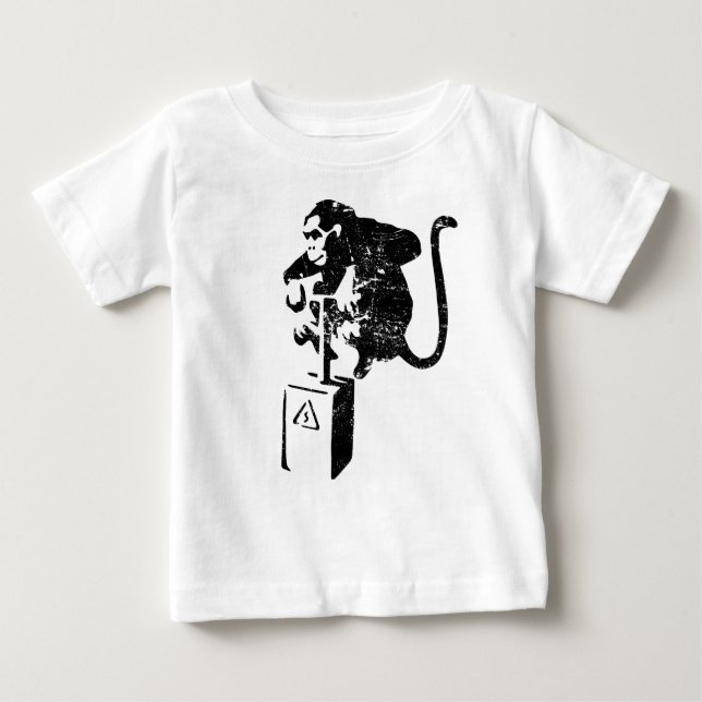 Rolig apa t-shirt (Framsida)