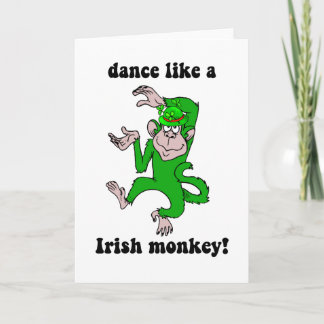 Rolig apast patrick's day kort
