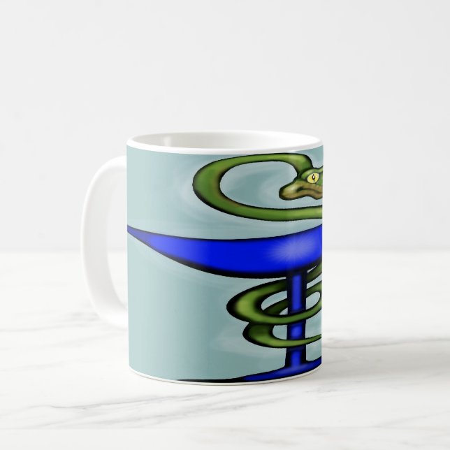 Rolig Apotekslogotyp Kaffemugg (Framsida vänster)