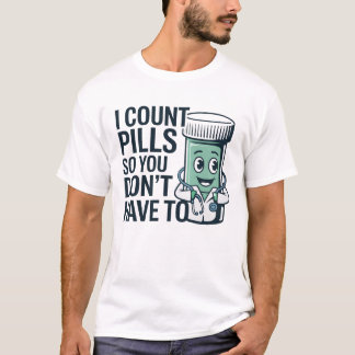 Rolig apotekstekniker CPhT PTCE farmaceut, fu T Shirt