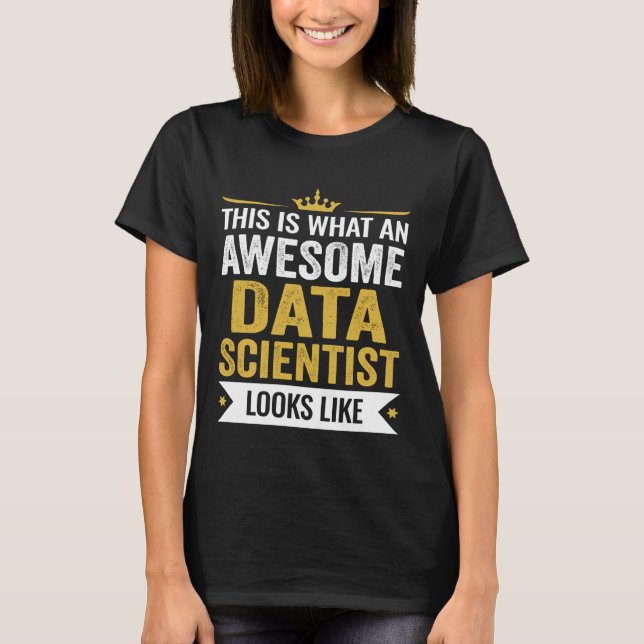 Rolig Appreciation Detta är en fantastisk Data Sci T Shirt (Framsida)