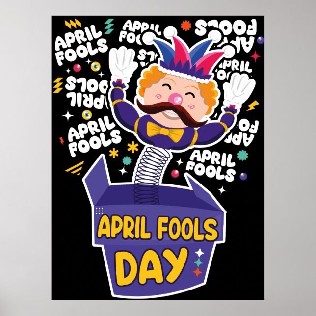 Rolig aprilskämt-dag poster (Framsidan)