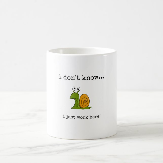 Rolig, Arbete, Citat, Kaffemug Kaffemugg (Center)