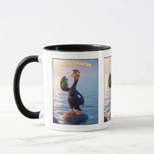 Rolig arbetsmugg med motiverande slogan mugg