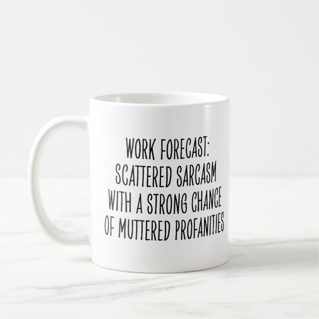 Rolig arbetsplats humor Sarcasm Svordomar Kollega Kaffemugg (Vänster)