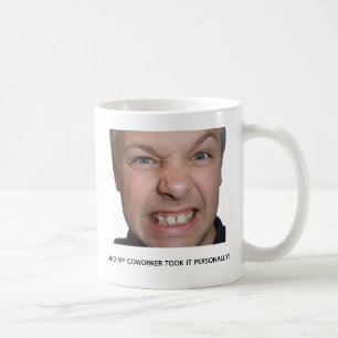 Rolig Arbetsplats Kaffe Meme Mugg för Kollegor