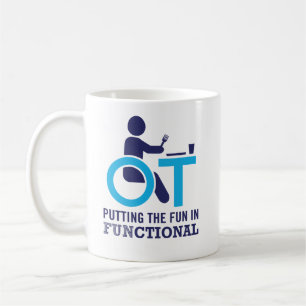 Rolig arbetsterapeut OT Kaffemugg