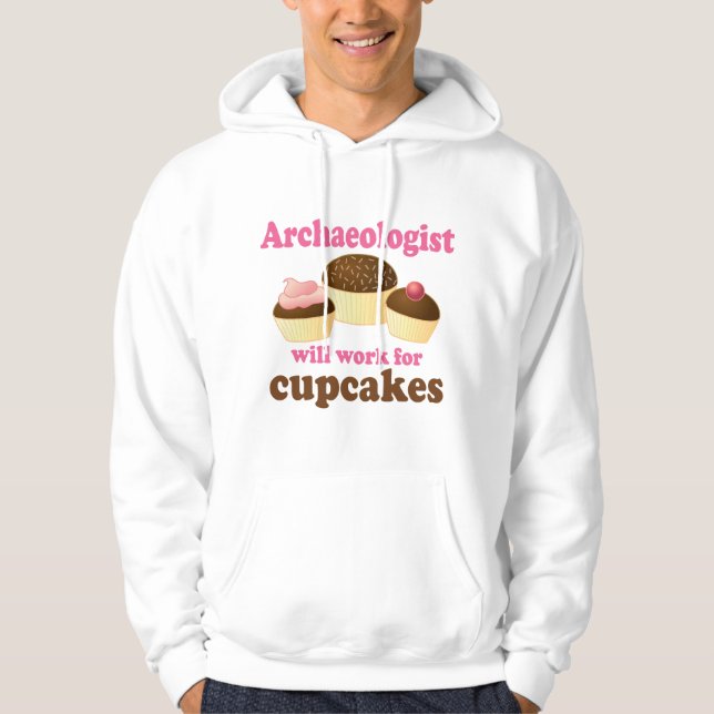 Rolig arkeolog sweatshirt (Framsida)