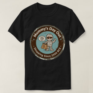 Rolig arkeologi shopping humor t shirt