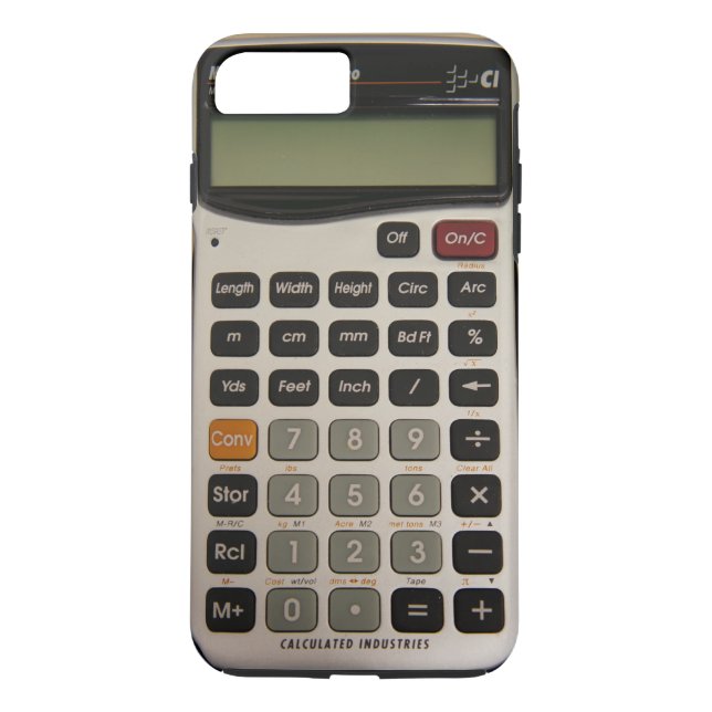 Rolig Arkitektonisk Kalkylator Case-Mate iPhone Skal (Baksida)
