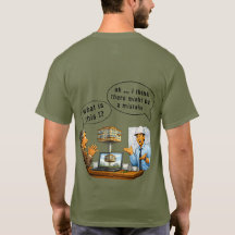 Rolig arkitektur-examens T-shirt