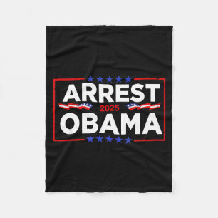 Rolig Arrest Obama 2025 Tröja Arrest Obama 2025 T- Fleecefilt