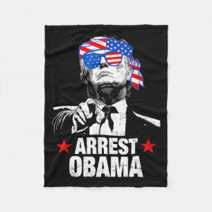 Rolig Arrest Obama 2025 Tröja Arrest Obama 2025 T- Fleecefilt