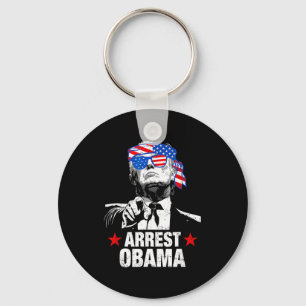 Rolig Arrest Obama 2025 Tröja Arrest Obama 2025 T- Nyckelring