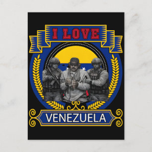 Rolig arrestering av Maduro fångad live Venezuela Helg Vykort