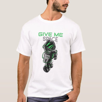 Rolig astronaut Ge mig utrymme Dålig dag T Shirt
