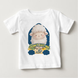 Rolig "Ät Mig Inte" Eid Al-Adha T-Shirt för Småbar