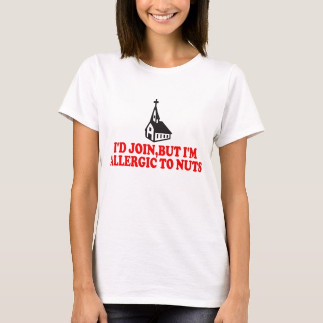 Rolig ateist t-shirt (Framsida)