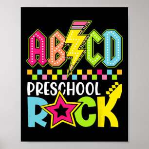 Rolig åter till skolan Blixtregn Förskola Sten Poster