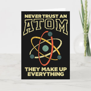 Rolig Atomkonst Män Kvinnor Stem Molekyl Kemi T Kort
