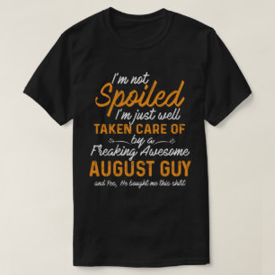 Rolig Augusti grabbgåva för henne T Shirt