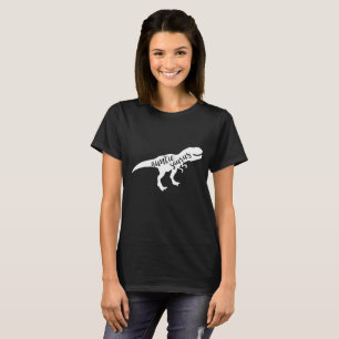 Rolig Auntie Saurus Moster Dinosaur T-shirt