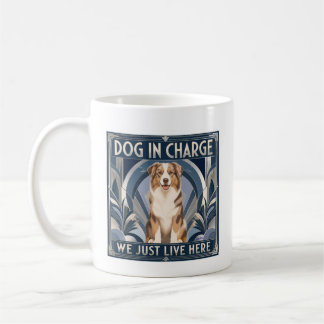 Rolig Aussie Hund Kör Huset Kaffe Kopp - Mugg