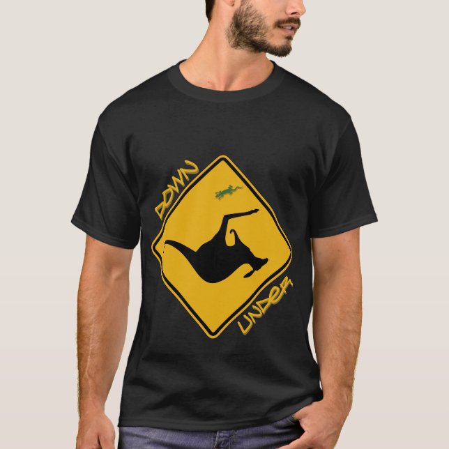 Rolig australiensisk Themed T-tröja T Shirt (Framsida)