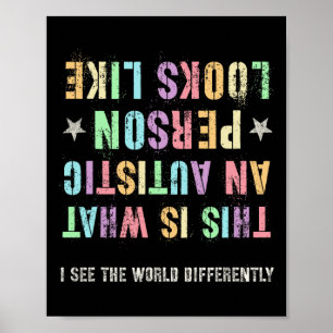 Rolig Autism Det Här Ser Autistisk Ut Krigare Poster