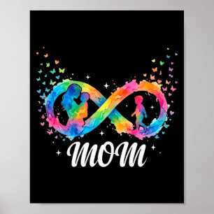 Rolig autism mamma citat neurodiversitetsmedvetenh poster