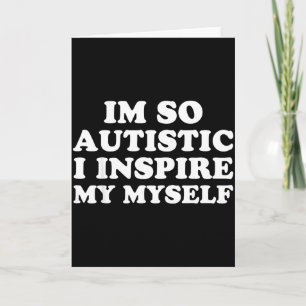 Rolig Autism Medvetenhet Im Autistisk Stolt Pojkar Kort
