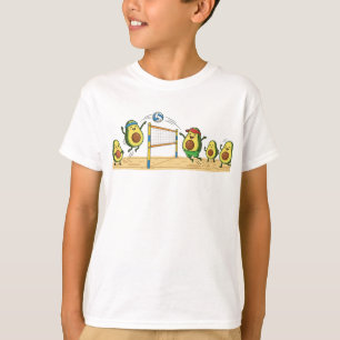 Rolig Avokado Beachvolleyboll Puns T Shirt