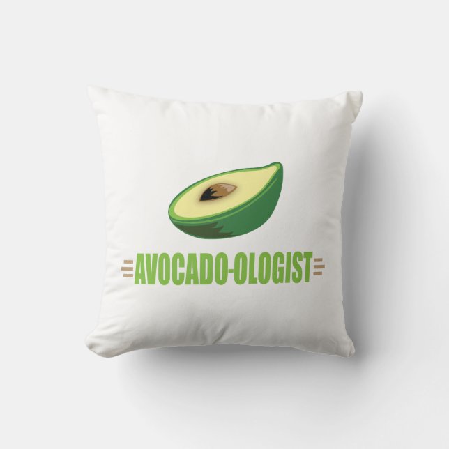 Rolig Avokado Kudde (Framsida)