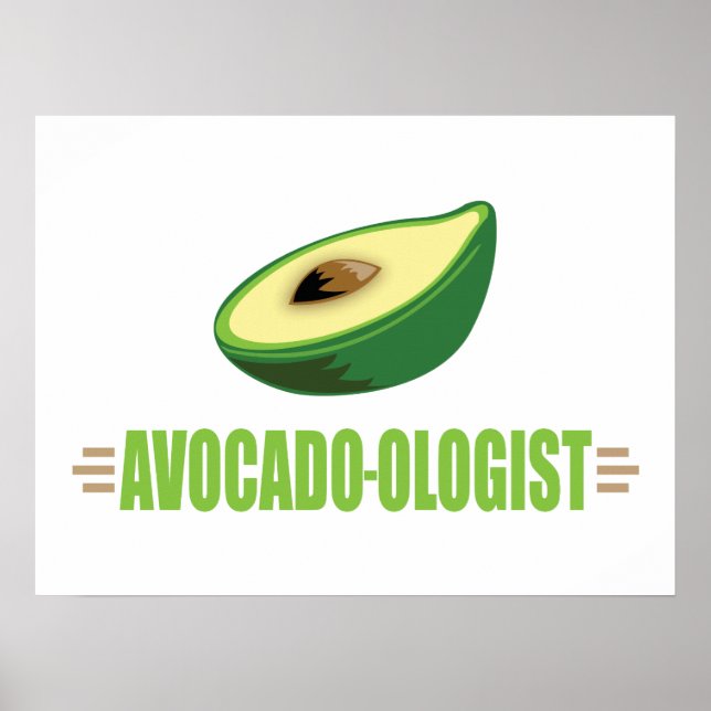 Rolig Avokado Poster (Framsidan)