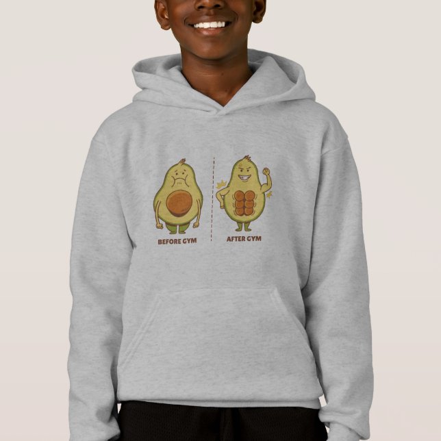 Rolig Avokado, Sött Frukt Meme T Shirt (Framsida)