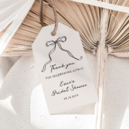 Rolig avslappnad handritad band bröllopsdusch presentetikett