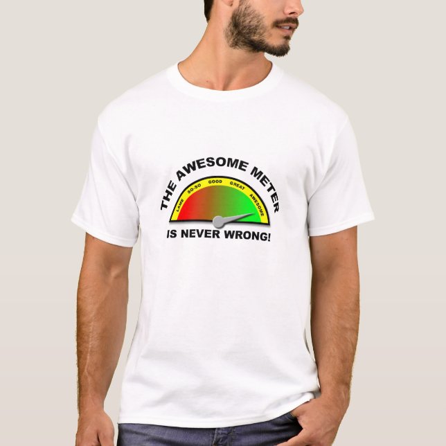 Rolig Awesome-mätare Tee (Framsida)